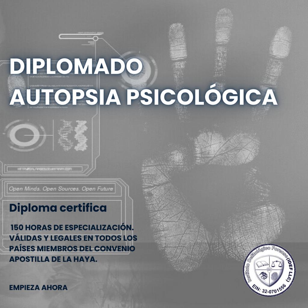 Formación Profesional en Autopsia Psicológica