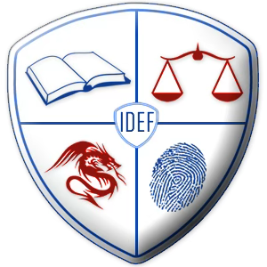Escudo del Instituto Delitológico de Ciencias Forenses (IDEF)